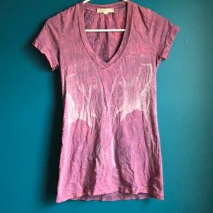 Pink and purple elephant T-shirt